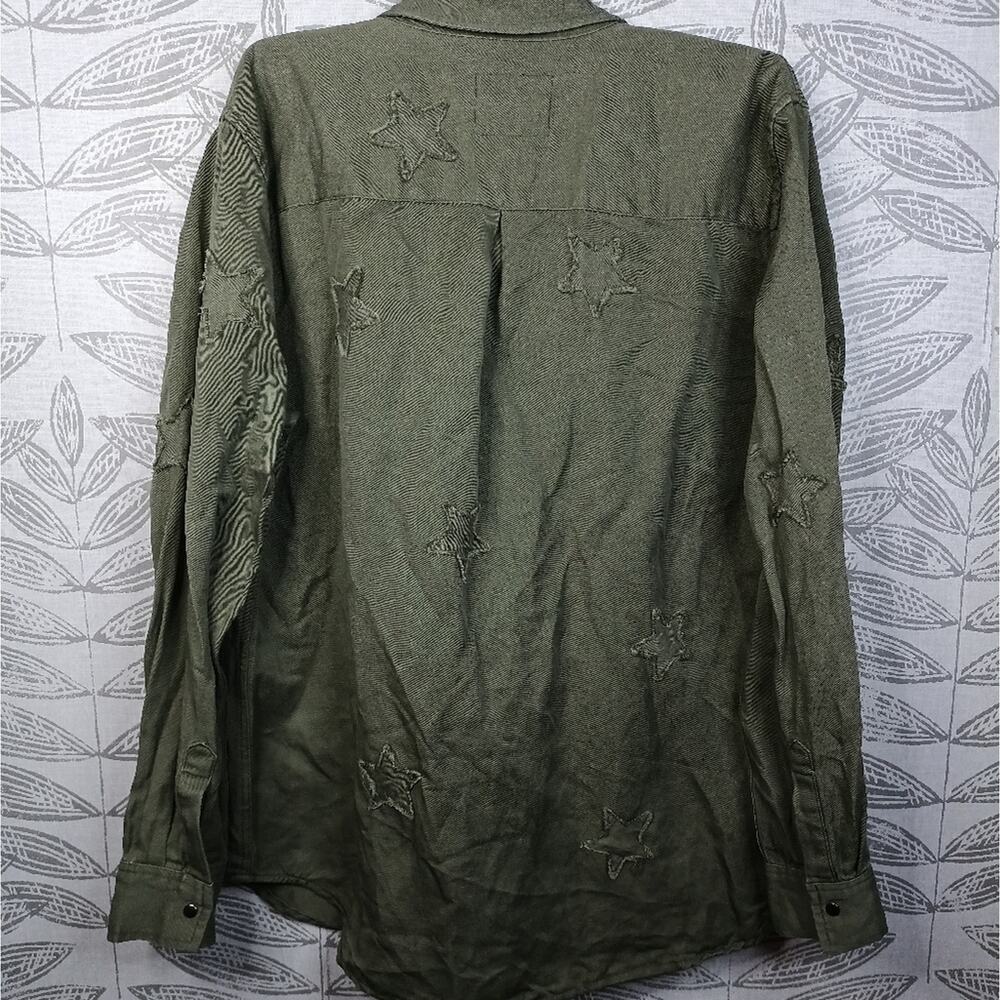 Rails Marcel Green Start Button Down Sage Normcor… - image 3